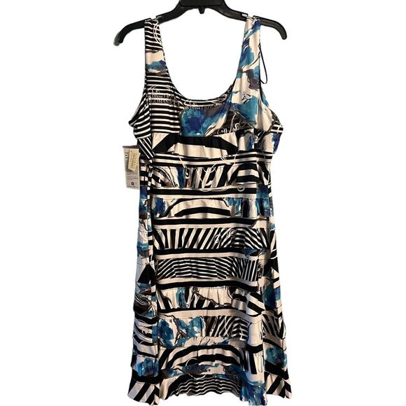 Tango Mango Blue ruffles Sleeveless Women’s dress Sz XL NWT🏷 - Picture 16 of 16